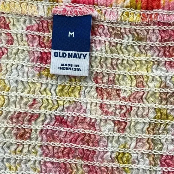 Old Navy Woman’s Linen Floral Too Size Medium - Picture 4 of 5